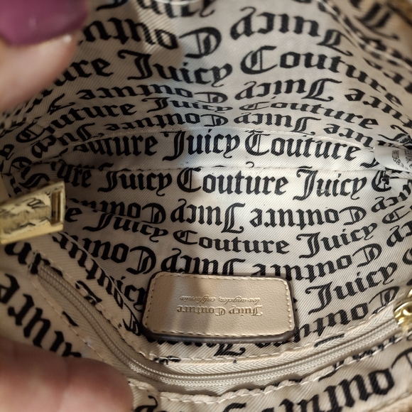 Juicy Couture Pale Pink Crossbody Bag And Cosmetics Bag Set - Picture 14 of 15